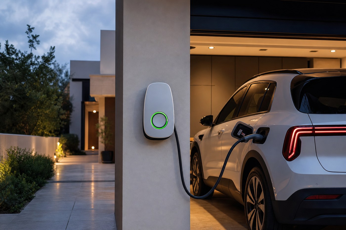 Residential EV wallbox installation
